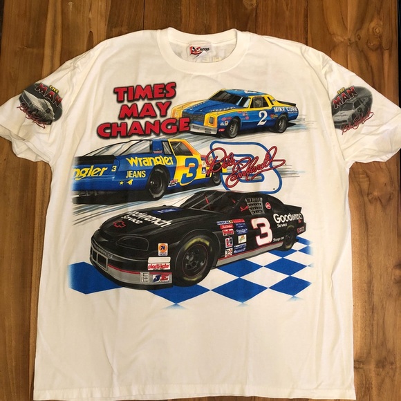 dale earnhardt wrangler shirt